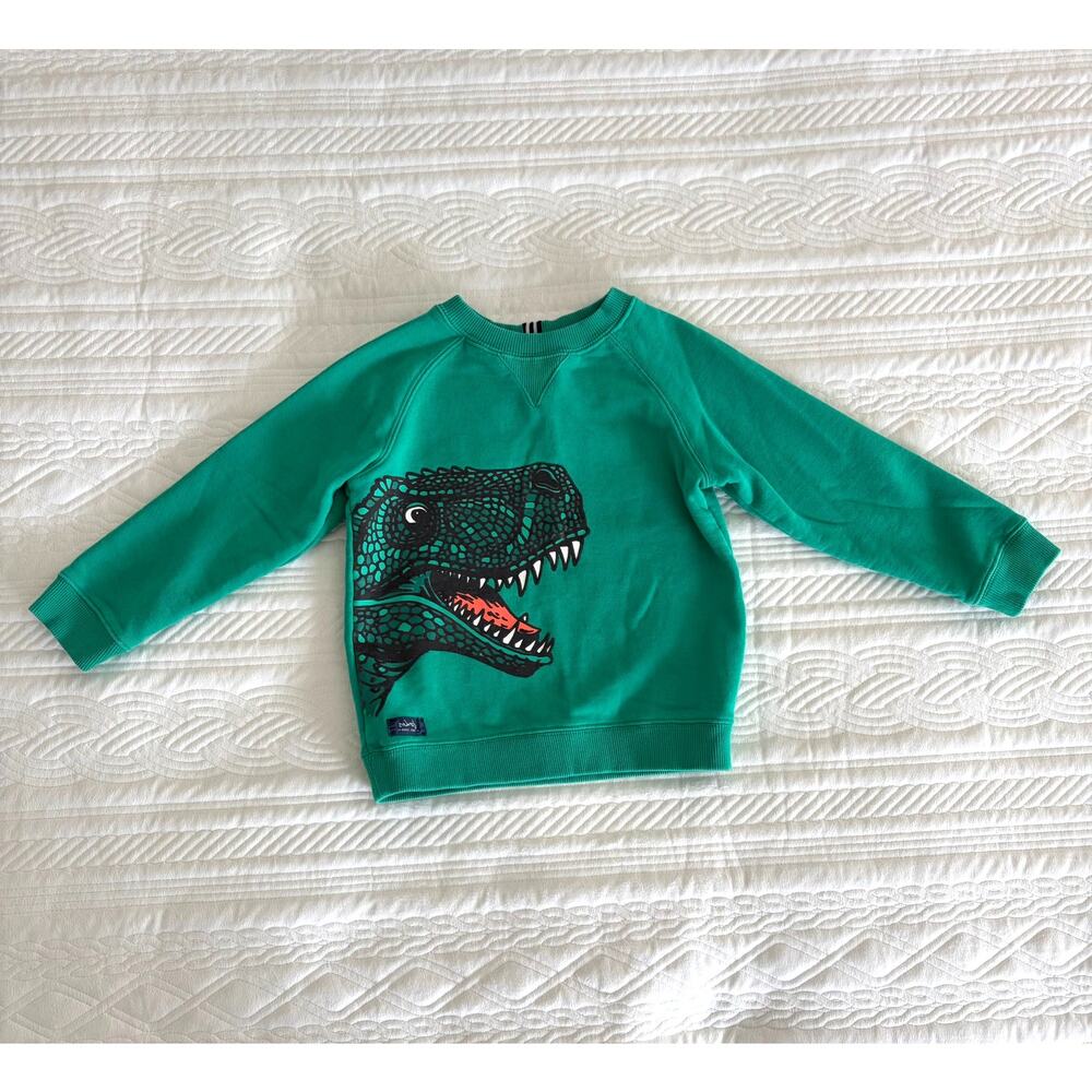 Joules Boys Dinosaur Sweatshirt Graphic Pullover Size 5